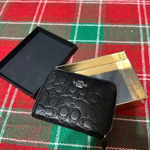 Coach zip wallet